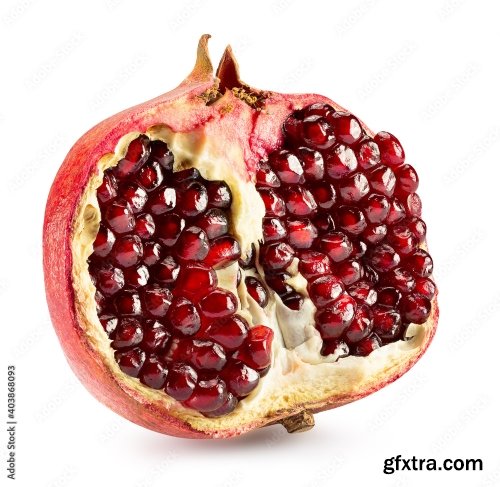 Pomegranate Isolated On A White Background 2 19xJPEG