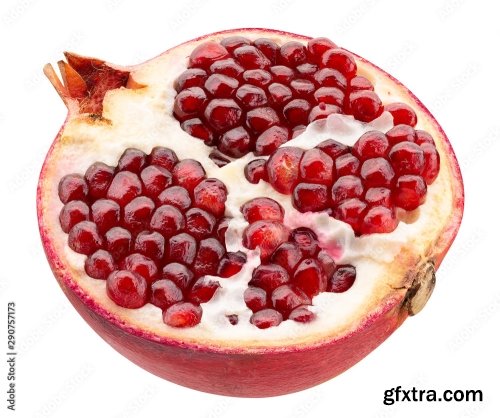 Pomegranate Isolated On A White Background 2 19xJPEG