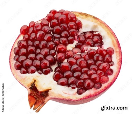 Pomegranate Isolated On A White Background 2 19xJPEG