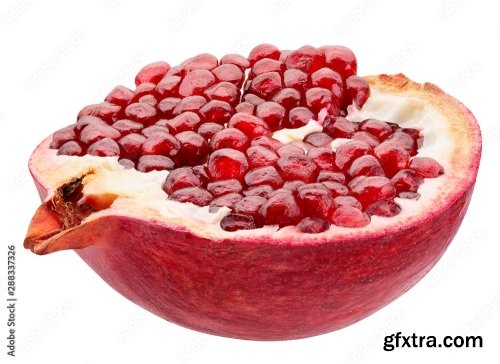 Pomegranate Isolated On A White Background 2 19xJPEG