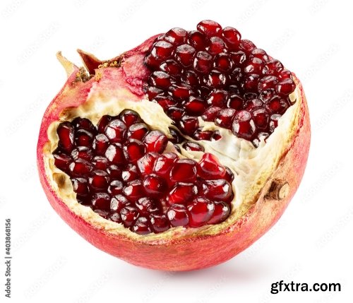 Pomegranate Isolated On A White Background 2 19xJPEG