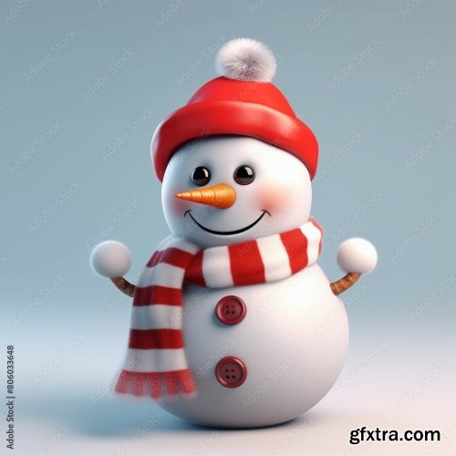 Cheerful Polar Bear Christmas Edition 20xJPEG
