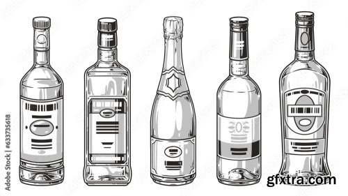 Alcohol Bottle 18xAI