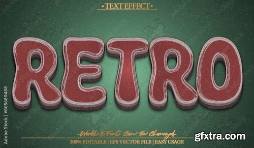 Vector Text Effect Editable Alphabet 38 24xAI