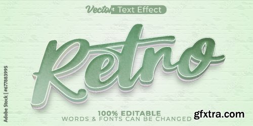 Vector Text Effect Editable Alphabet 38 24xAI