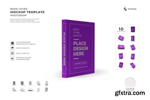 Book Mockup Collections 15xPSD