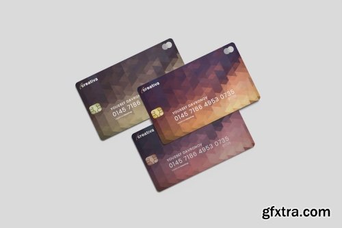 Credit Card Mockup Collections 15xPSD