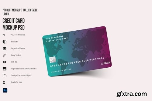 Credit Card Mockup Collections 15xPSD