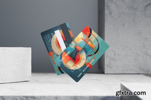 Credit Card Mockup Collections 15xPSD