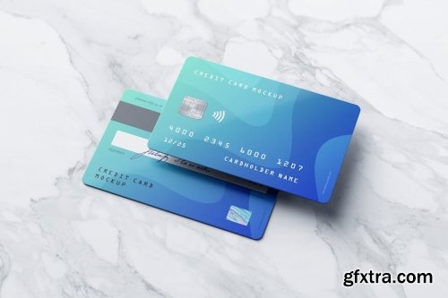 Credit Card Mockup Collections 15xPSD