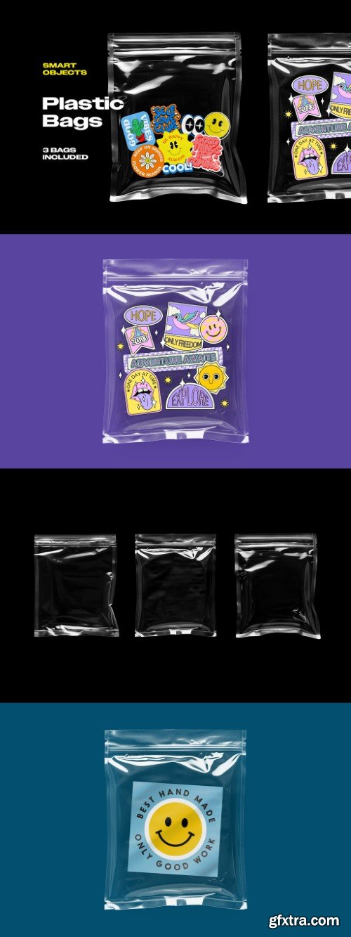 Plastic Bags Mockup