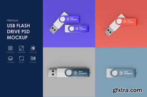 USB Mockup Collections 13xPSD