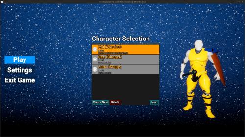 UnrealEngine - Action RPG Multiplayer Starter Template