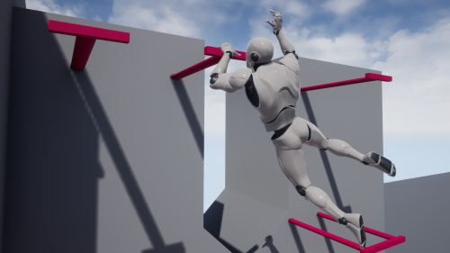 UnrealEngine - Action Adventure Ledge Climbing Animation Pack