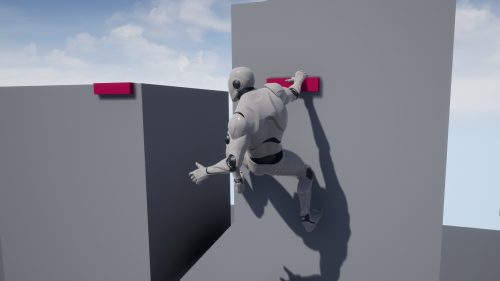 UnrealEngine - Action Adventure Ledge Climbing Animation Pack