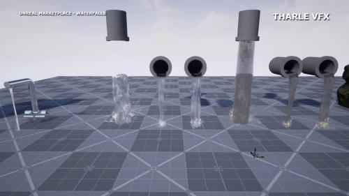 UnrealEngine - Waterfalls