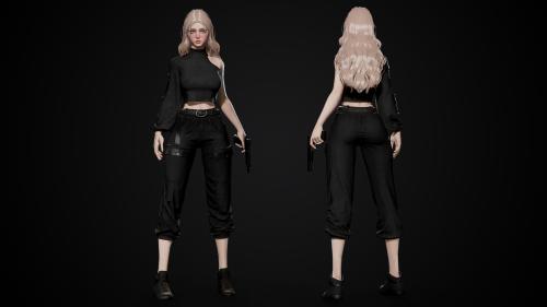 UnrealEngine - Techwear Girls