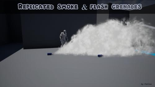 UnrealEngine - Smoke & Flash Grenades