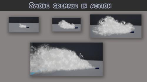 UnrealEngine - Smoke & Flash Grenades