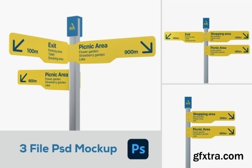 Sign Mockup Collections 13xPSD