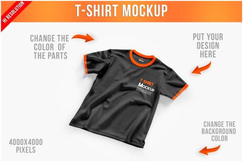 T-shirt Mockup Perspective View