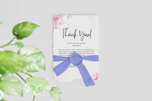 Invitation Card Mockup