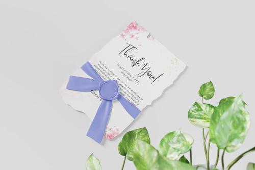 Invitation Card Mockup