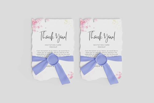 Invitation Card Mockup