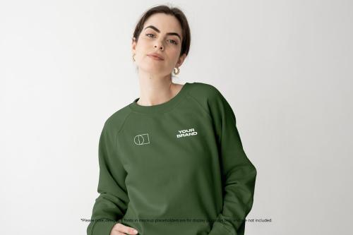 Woman Sweatshirt Mockup Bundle