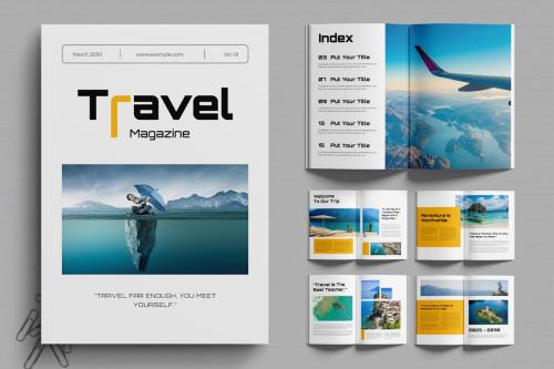 Travel Photo Book Layout