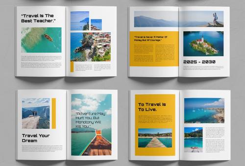 Travel Photo Book Layout