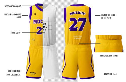 Basketball Kit Mockup