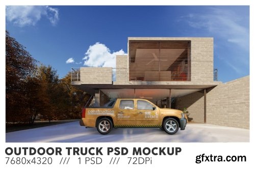 Truck Mockup Collections 14xPSD