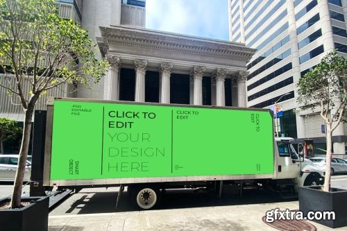 Truck Mockup Collections 14xPSD