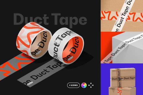 Duct Tape & Box Mockups