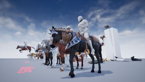 UnrealEngine - Horse Animset