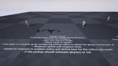 UnrealEngine - [UE4] Interactive Foliage pickup system V1