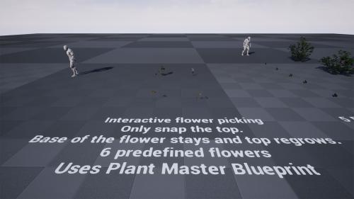 UnrealEngine - [UE4] Interactive Foliage pickup system V1