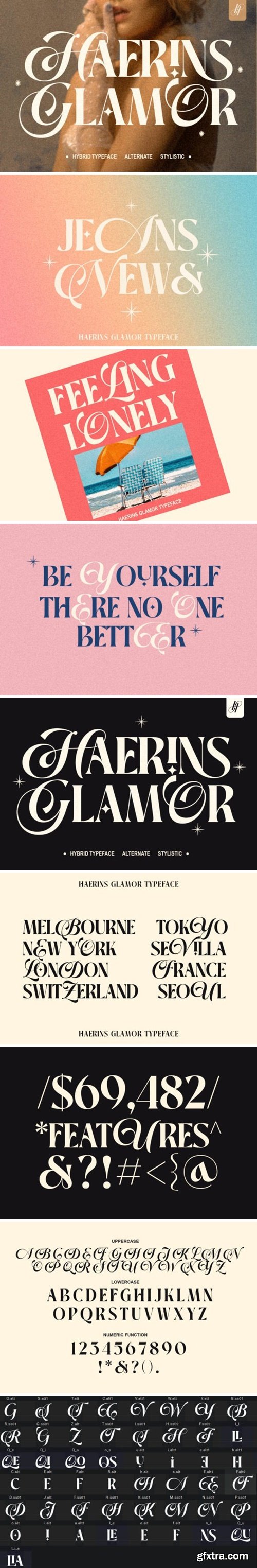 Haerins Glamor Font