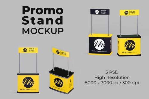 Display Promo Stand Mockup