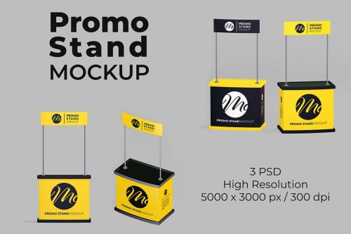 Display Promo Stand Mockup