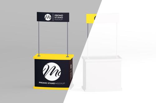 Display Promo Stand Mockup