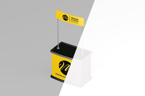 Display Promo Stand Mockup