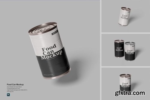 Food Can Mockup Collections 13xPSD