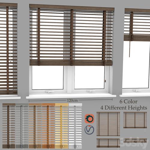 Wood Blinds Venetian 2 (120cm)