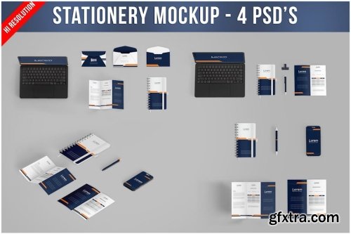 Stationery Mockup Collections 14xPSD