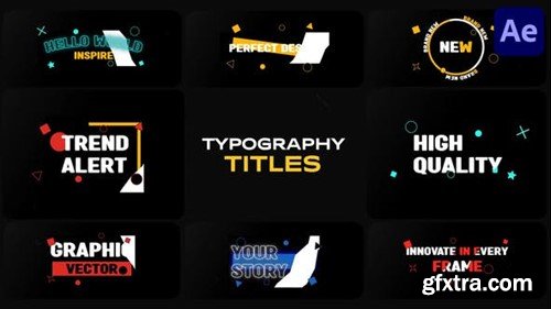 Videohive Stylish Plate Titles for After Effects 52659801