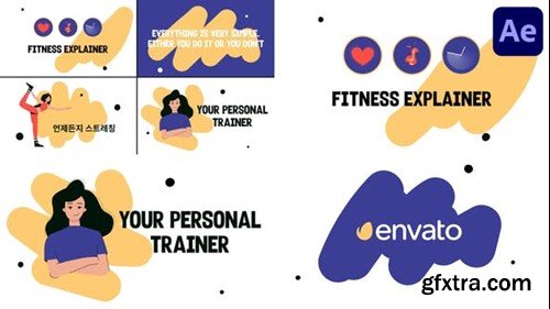 Videohive Fitness Explainers for After Effects 52681156