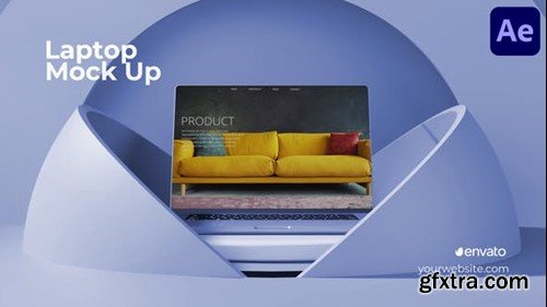 Videohive Laptop Mockup for After Effects 52723148