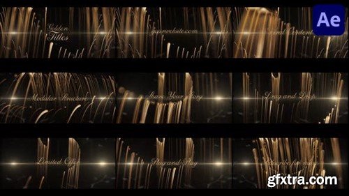 Videohive Gold Titles for After Effects 52680914